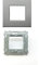 LineteckLED -Serie Completa di Placche per Interruttori Prese- Kit Placca 2 Posti 2M Compatibile Living + Supporto 2 Posti Compatibile living (BIANCA)