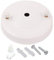 Icole Rosace de plafond vintage en métal, blanc