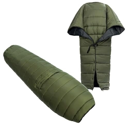 onewind Camping Schlafsack für Hängematte, 3 Jahreszeiten Schlafdecke Tragbar Winter Poncho Wärmeschutz Wärmeisolierung für Outdoor Camping Wandern, 2,2 * 1,4m