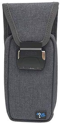 FlexSafe AquaVault Mini tragbarer Strandkorb mit Diebstahlschutz, sicher verstaubar, leicht und schimmelresistent, für Strand, Pool, Wasserpark, Kreuzfahrtschiff und mehr, Grau