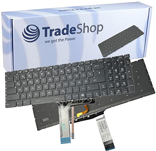Trade-Shop Original Laptop Notebook Tastatur Keyboard Deutsch QWERTZ für MSI GE63VR 7RE Raider 7RF Raider/RGB Backlit