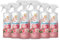 COCCOLATEVI Essenza per Ambienti Rosa e Geranio 750 ml X 6 Profumatore per Ambienti, Armadi, Cassetti, Automobile, Deodorante Ambiente, Profumo casa, Detergente Superfici, Antipolvere, Elimina Odori