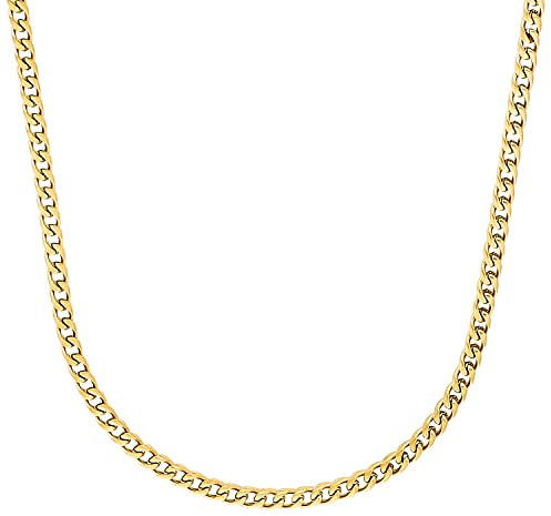 s.Oliver Collier Edelstahl für Herren, Halsschmuck, Silber, Kommt in Schmuck Geschenk Box