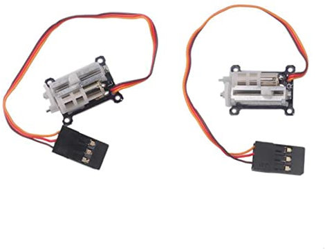 Wishiot 2pcs Tiny 1.5g servo Micro Linear Digital Servo Lightweight Mini Size for Indoor Aircraft Small RC Plane