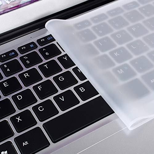 Ejoyous Keyboard Protector Cover, Silicone Clear Keyboard Protective Film Anti-Dust Keyboard Cover Protective Skin Ultra Thin Keyboard Cover Skin Protector, for 15-17inch Laptop
