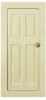 Puerta de Madera Miniatura,Puerta Casa de Muñecas,Puerta Hadas Madera,Puerta Elfo,Adecuado para Decorar Casas de Muñecas y como Accesorio para Muebles de Muñecas