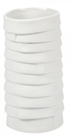 Mette Ditmer Ribbon vase, small Ø7 x H13 cm Off-White