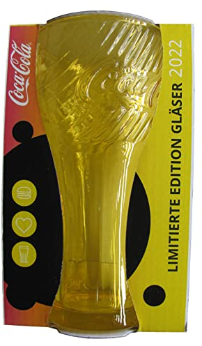 Coca C o l a & Mc Donalds - Edition 2022 - Glas 0,3 l. - Gelb
