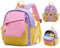kibachev Kinderrucksack Mit Brustgurt Mädchen, Kindergarten Rucksack 8/10l, Kinder schulrucksack 2-3 Jahre, Kita Rucksack, Rucksacks Kleinkind Violett Rosa