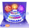 FITMITE Pop-up Geburtstagskarte 3D Geburtstagskarten mit Musik und Licht Happy Birthday Karte Geburtstagsgeschenke für Frauen Männer Freundin(Blau-Violett)