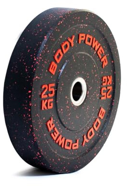 BODYPOWER 25kg Hi-Temp Rubber Crumb Olympic Bumper Plate x1