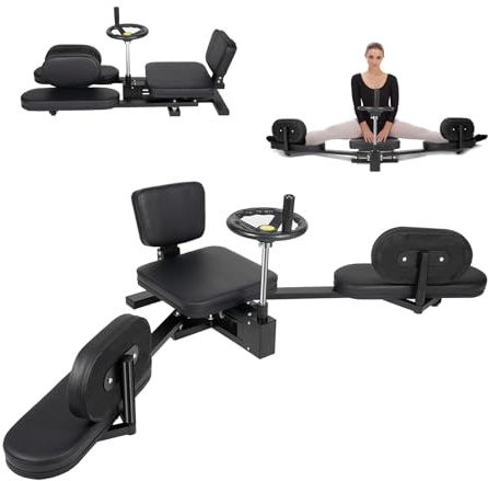 LKHDONG Spagattrainer Fitnessgeräte, 180° Bein Trainingsgerät, Beinspreizer mit Weiche Pads und Drehkurbel, Spagat-Trainer für Beine, Ideal für Fitness Tanzbegeisterte