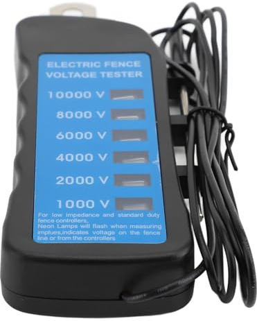 Alomejor Digital-Elektrozaun-Spannungsprüfer-Wasser-Beweis für Viehbestand-Ausrüstung ABS-Material