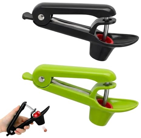 2 Pcs Cherry Pitter Tool, Reuseable Cherry Pit Removal Tool | Cherry and Olive Pitter Tool for Home Baking and Snack Preparation
