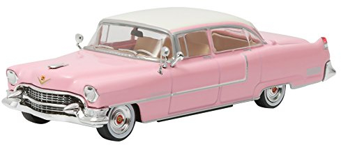 Greenlight Cadillac Collectibles – 86491 Fleetwood Serie 60 Elvis Presley – 1955 – Maßstab 1:43 – Rosa/Weiß