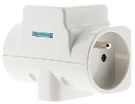 Triplite parafoudre 2x 16A 2P+T + 1x6A 2P - Blanc
