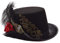 GRACEART Unisex Steampunk Hut Steampunk Zylinder Hut für Männer oder Frauen (DE/NL/SE/PL, Alphanumerisch, M, Style-23)