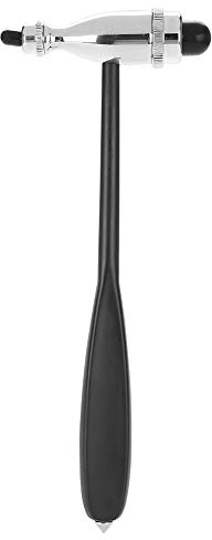 DEWIN Reflexhammer,Hammer Reflex NeurologieTromner Neurologischer Reflexhammer für Hautreflexe und Oberflächenreaktionen (Schwarz)
