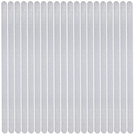 HaftPlus - Anti-Rutsch Streifen für Treppen, 20 Stück transparent, selbstklebend | L: 45 cm x B: 2 cm | Antirutschstreifen transparent
