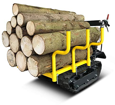BAMATO Mini Raupendumper MTR-300H Minidumper Dumper Kettendumper 300kg | Bis 300kg Zuladung & 6,5 PS Motor | 6 Vorwärts- & 2 Rückwärtsgänge | 110mm Bodenfreiheit | Motorschubkarre