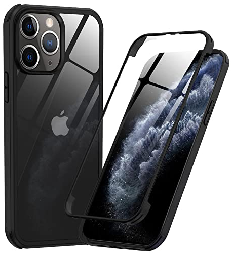 Phoneaura für iPhone 11 PRO 360 Grad Schutzhülle für iPhone 11 PRO Handyhülle; iPhone 11 PRO Hülle mit Folie und 360 Grad iPhone 11 PRO (VORNE+HINTEN)