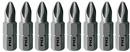 PH2 Bits Trockenbaubit 8 x Ph2 Bit Innenausbau Schnellbauschrauber Bit WZG
