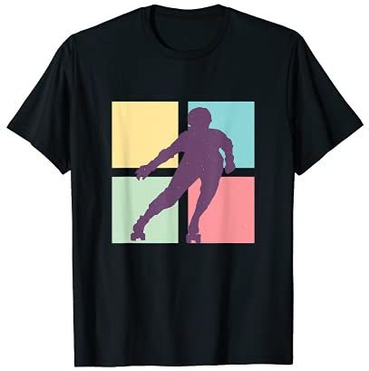 Skate Blades Rollerblades Skating Inline Skater Geschenk T-Shirt