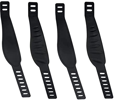 XLKJ 2 Paar Pedal Straps Heimtrainer Straps verstellbare Pedalgurt für Fahrradpedale Heimtrainer Hause und Gymnastik