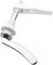 Hinata Zinc Alloy Metal Flush Handle for Toilet Cistern Lever Replacement Flush Lever Kit Chrome Plated Handle with Adjustable Arm- Bending