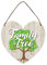 nbeads Family Tree Panneau Mural en Bois, Décoration Mural d'arbre Généalogique Noms de Famille Signe Cadre Photo Mural Décor Suspendu Plaque Moderne Coeur Signe pour Maison Salon Chambre, 30x30 cm