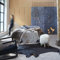 ZEYUAN Teppich, Carpet, Area Rug, Teppiche Wohnzimmer, Teppischwhonzimmer, Büroteppich, Schlafzimmer, Echtes Kuhfell Schwarz 150×170 cm