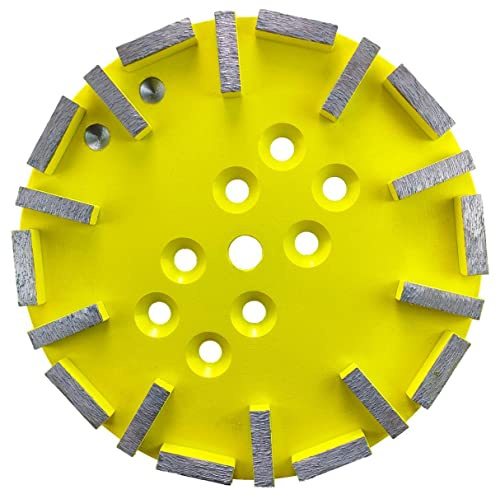 Werkmax Plateau de ponçage diamanté 250 mm Convient également pour ponceuse de sol Blastrac Béton Meule universelle