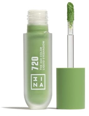 3INA MAKEUP - The 24H Color Liquid Eyeshadow 720 - Matchagrün Flüssiger Lidschatten - 24H Langanhaltende - Wasserfeste Formel - Leichte und Cremige Textur - Vegan - Cruelty Free