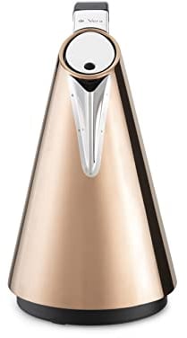 BUGATTI, Vera Easy, Electric Water Kettle with Removable Limescale Filter, Capacity 1.75 liters, 2180 W, Stainless Steel Body, Rose Gold Color