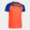 Joma Herren Elite X T-Shirt, Coral Fluoro/Royal, XL