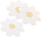 BESTonZON 20 Pièces Papier Marguerite en Forme De Fleur Assiette Dessert Apéritif Gâteau Assiette Paert Vaisselle pour Bébé Douche Pique-Nique Anniversaire Fournitures