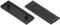 sourcing map 10 Stück Standard Kunststoff Rechteck Aluminium Profil Endkappe Schwarz 60x20mm für Trolley, Fischtankregal, Lagerregal