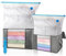 Lot de 2 Sacs de Rangement Sous Vide avec Pompe et 2 Coffres de Rangement en Tissu, Housse de Rangement Sous Vide Vêtement Aspirateur Grande Capacité XXL pour Duvet Couette Oreillers