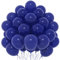 Palloncini Blu Navy, 50 Pezzi Palloncini Blu Scuro 12 Pollici, Palloncini Blu in Lattice per Donne Ragazze Bambini per Tema Arancione Festa Compleanno Laurea Baby Shower Matrimonio Decorazione