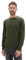 TOM TAILOR Herren Basic Crewneck Pullover aus Baumwolle, 36230 - Rosin Green Melange, XXL