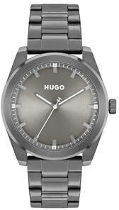 HUGO Analog Quarzuhr für Herren Kollektion #Bright mit Edelstahlarmband Edelstahlarmband - 1530355