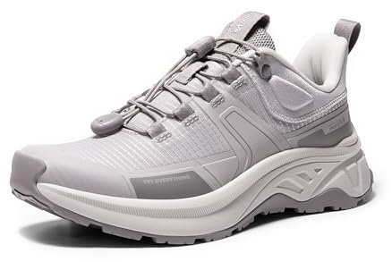 NORTIV 8 Scarpe da Trekking da Donna Stivali da Montagna Trekking Caccia Sneakers Antiscivolo Leggero Esterno Traspirante Leggero,Size 36.5,Viola Chiaro,SNHS239W