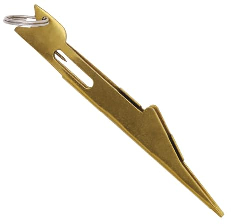QSTDGVPW Fast Knot Line Tyer Fly Fhing Knot Tool Tyer Fast Tie Bindewerkzeug Knotting Tool Nail Knot Tyer Tool, Gold