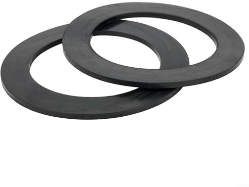 Colador plano arandela de goma para pieza de repuesto 10255 Junta de bomba de filtro de piscina grande compatibilidad de agujeros de entrada/salida, paquete de 2