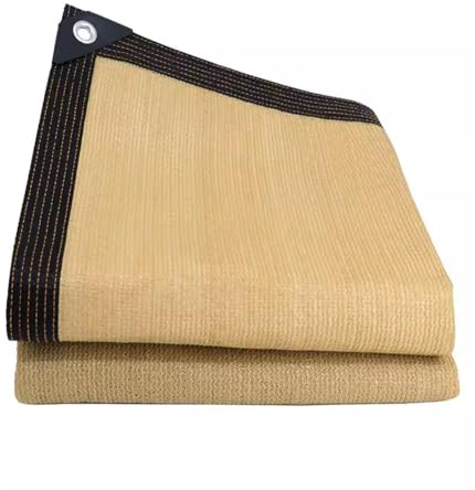 Garten Sonnenschutztuch Sonnenschutz Mesh mit Ösen 90% Sonnenschutznetze für Terrassen Pergola Pflanzen Gewächshaus Carport Hinterhof Beschattungsnetz(Size:1x8m)