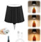 Pridola Wireless Bottle Lamp, RGB Touch Control Wireless Bottle Lampshade, 3 Color Stepless Dimming Wine Bottle Lamp Kit, Wine Bottle LED Light, Rechargeable Bottle Lamp for Home Bar Decor (Black(B))