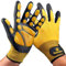 Fellpflegehandschuh,Haustierpflege-Handschuhe Doppelseitige Fellbürste für Hunde und Katzen, Entwirrbürste für lange Haare und Unterwolle (Bath Glove-Yelw)