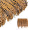 MFLCBK Tetto in Paglia di Palma Artificiali ignifugo Finta Paglia Decorativa PE ad Alta densità per Tiki Bar Gazebo Ombrellone Casa Tegole Festa Hawaiana Decorazione(Size:10pcs,Color:Brown)