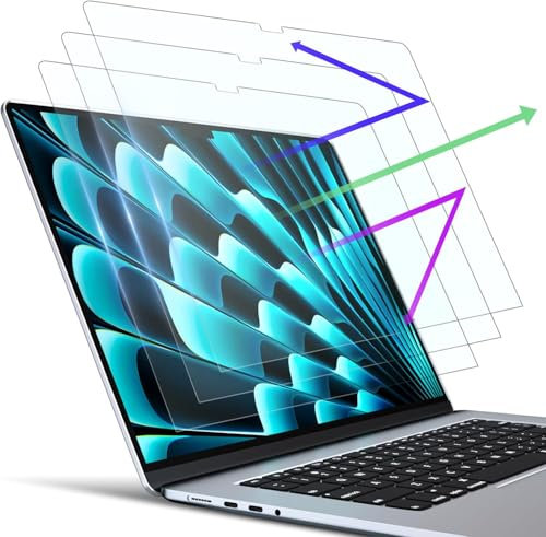 PYS 3-Pack Anti Glare Screen Protector for MacBook Pro 14 Inch (M4/Max/M3 Pro/Max Chip) A2918 & A2992, Anti-Glare Film Matte, Anti-Scratch, Anti-Fingerprint, Bubble Free