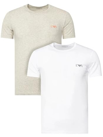 Emporio Armani Herren Emporio Armani Underwear 2-Pack T-Shirt Core Logoband Shirt (2er Pack)
